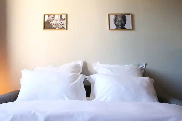 Lit avec draps 100 % coton du StandingAppart